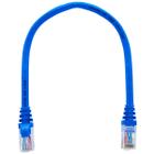 Cabo De Rede 25 CM Patch Cord Cat5e UTP 100% Cobre Furukawa Azul