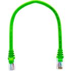 Cabo De Rede 25 CM Patch Cord Cat6 UTP Furukawa Gigalan Verde