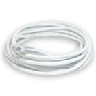 Cabo De Rede Branco CAT6 100% Cobre 10 Metros Crimpado Patch Cord Ethernet Lan Cftv Pronto