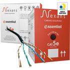 Cabo de Rede CAT.5E CMX 305m Preto Nexans - CX / 305