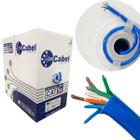 Cabo De Rede Cat5e Azul Para Internet 305m 100% Cobre Marca Cabel