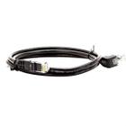 Cabo de Rede Cat5e Plug 90 Graus para Cima Preto - 50 cm