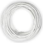 Cabo de Rede CAT6 15 Metros 15m Branco Rolo UTP Ethernet Crimpado 23AWG Pronto