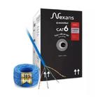 Cabo De Rede Cat6 Azul Rj45 Nexans Cx 305Mts 100% Cobre 4062