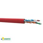 Cabo de Rede CAT6 U/UTP CMX SohoPlus Furukawa Vermelho