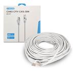 Cabo de rede conexão RJ45 Cat6 de 30 metros transmissão estável LE-317 conector banhado em ouro