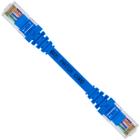 Cabo De Rede Patch Cord 10 centímetros Cat5e Azul Curto