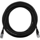 Cabo de Rede Patch Cord Cat5e 100% Cobre Blindado Preto 9 Metros