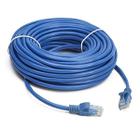 Cabo de Rede Patch Cord Cat5e 30 metros RJ45 Crimpado Ethernet para Modem Computador Roteador Azul