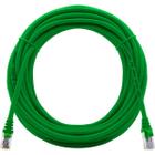 Cabo de Rede Patch Cord Cat5e CCA 25 Metros Verde para Roteador