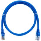 Cabo de Rede Patch Cord Cat5e CCA Azul 1 Metro