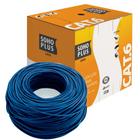 Cabo de Rede Sohoplus U/UTP CAT6 305m 24AWGX4P - Azul Claro