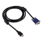 Cabo de vídeo HDMI macho para VGA macho de 1,8 m (preto) - Wokex