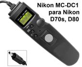 Cabo Disparador Remoto Time Lapse para Nikon MC-DC1 TC1005