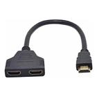 Cabo Divisor Duplicador Y HDMI Macho X 2 HDMI Femea - PONTO DO NERD