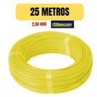 Cabo eletrico flexivel 2,5mm amarelo 25 metro cobrecom imetro - COBRECOM MEGATRON NAMBEI