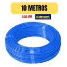 Cabo eletrico flexivel 4mm azul 10 metro cobrecom imetro