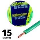 Cabo Elétrico Unipolar Multiuso 2,5mm Com 15 Metros Verde - cobrecom