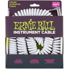 Cabo Ernie Ball UltraFlex Branco Reto 9,14m Espiral