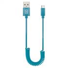 Cabo espiral micro usb 5 pinos 1.2 metros wi354 cores sortidas - Multilaser