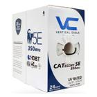 Cabo Ethernet Cabo vertical Cat5e 350Mhz UTP 1000 pés