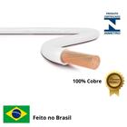 Cabo Flexível 0.75mm 750V Norm. Inmetro Cobertura Cor Branco Fio Elétrico Com 200 Metros