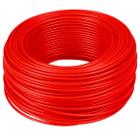 Cabo flexível 1,0mm vermelho 750v - 100mts - condutores nbr