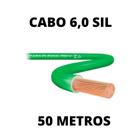 Cabo Flexivel 6,0 mm Sil - 50 metros - Várias Cores