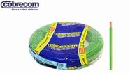 Cabo Flexível cobrecom 6.0mm² verde 450/750v rolo c/100 metros