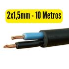 Cabo Flexível PP Fio P/ Extensão 2x1,5mm - Rolos com 10, 20, 30, 40, 50 e 100 Metros