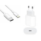 Cabo+Fonte Compativel Para IPhone SE, X, XR, 11, 12, 13 Pro USB-C 20W- Inova