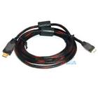 Cabo HDMI 1.4 - 5m - 3D High Speed - Nylon - Gold Flash