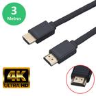 Cabo HDMI 2.0 19 Pinos 3 Metros 4k Ultra HD 3D Alta Velocidade MHD4023 - Tomate