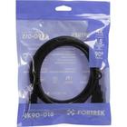 Cabo HDMI 2.0 4K 90º 1.5m Preto 4K90-015 Fortrek