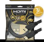 Cabo hdmi 2.0 - 4k hdr 19p 2m - flat