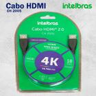 Cabo hdmi 2.0 de 5,0m ch 2005 - INTELBRAS