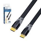 Cabo Hdmi 2.0 Flat Achatado 1.5m Multimídia Banhado Ouro 4k - EXBOM