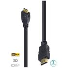 Cabo Hdmi 2.0 Para Mini Hdmi 4k Ultra Hd 3d Conexão Ethernet 2 Metros - H20mm-2 - VINIK