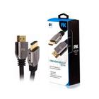 Cabo Hdmi 2.1 8k Hdr Ultra Hd Dinâmico 1,5 Metros Gold Pix 018-2121 Gamer