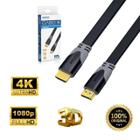 Cabo HDMI 4K Ultra HD 1,5 metros Blindado Slim Versão 2.0 Ultra Reforçado Original - Exbom