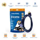 Cabo Hdmi Aquário 2.0 4K Full Hd 3D Blindado 4K02 - 2 Metros - Aquario