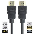 Cabo HDMI áudio 2.0v 3D Ready 4K High Speed UltraHD Comprimento até 3 Metros ELG HS2030