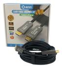 Cabo Hdmi Fibra Optica 2.1v 8k 5 Metros 60mhz Banhado A Ouro - Lotus