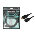 Cabo Hdmi Macho X Hdmi Fêmea Extensor 4K Hdr 2M 018-9420 - PIX