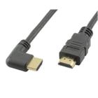 Cabo Hdmi Macho X Macho 2.0 4K 19 Pinos 90 Graus 3,0 Metros