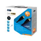 Cabo Hdmi Macho X Macho 4K Para Jogos Em 3D 15 Metros - A.R Variedades Mt