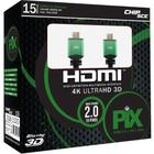 Cabo HDMI PIX 15m 2.0 4K UltraHD 19 Pinos com Filtro 018-1520