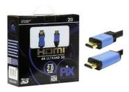 Cabo Hdmi Premium 2.0 4k Hdr 19p 3d Ultra C/ Filtro 20 Metro - CHIPSCE