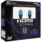 Cabo Hdmi Ultrahd 1.4 3D 4K 20 Metros 018-2014 - 472 - Pix