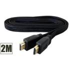 Cabo Hdmi X Hdmi Achatado - 2 Metros - Versao 1.4 - 3d - Exbom